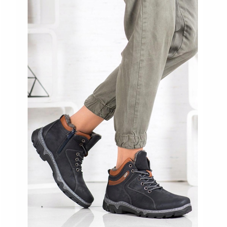 Warme MCKEYLOR Schuhe navy blau 2