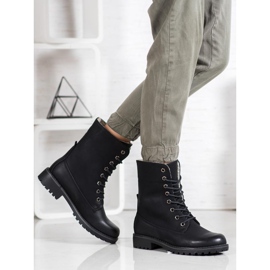 SHELOVET Wanderschuhe mit einziehbarem Schaft schwarz 2