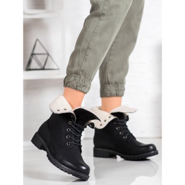 SHELOVET Wanderschuhe mit einziehbarem Schaft schwarz 1