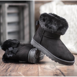 SHELOVET Mukluki mit Pelz schwarz 1