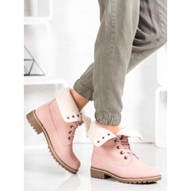 SHELOVET Wanderschuhe mit einziehbarem Schaft rosa 1