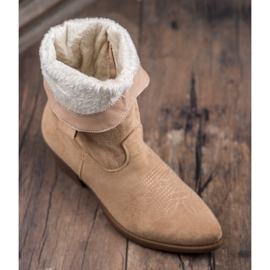 Seastar Cowboystiefel zum Hineinschlüpfen mit Muster braun 1