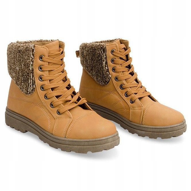 Timber Stiefel mit Schaffell 368 Camel braun 1