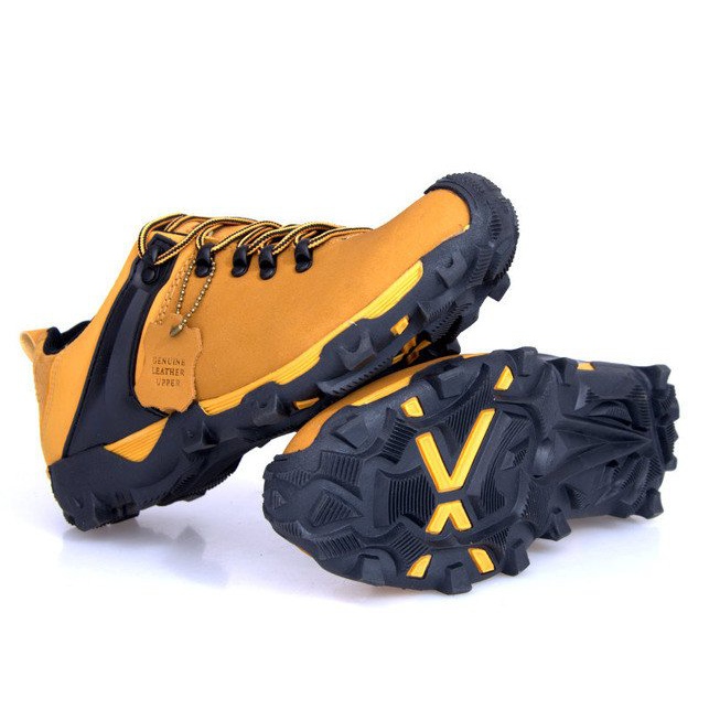 Trekkingstiefel Leder Nat 399 Camel braun 2