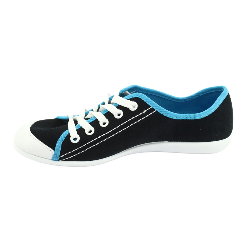 Befado Jugendschuhe 248Q019 schwarz blau 2