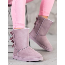 Kayla Komfortables Mukluki violett 2