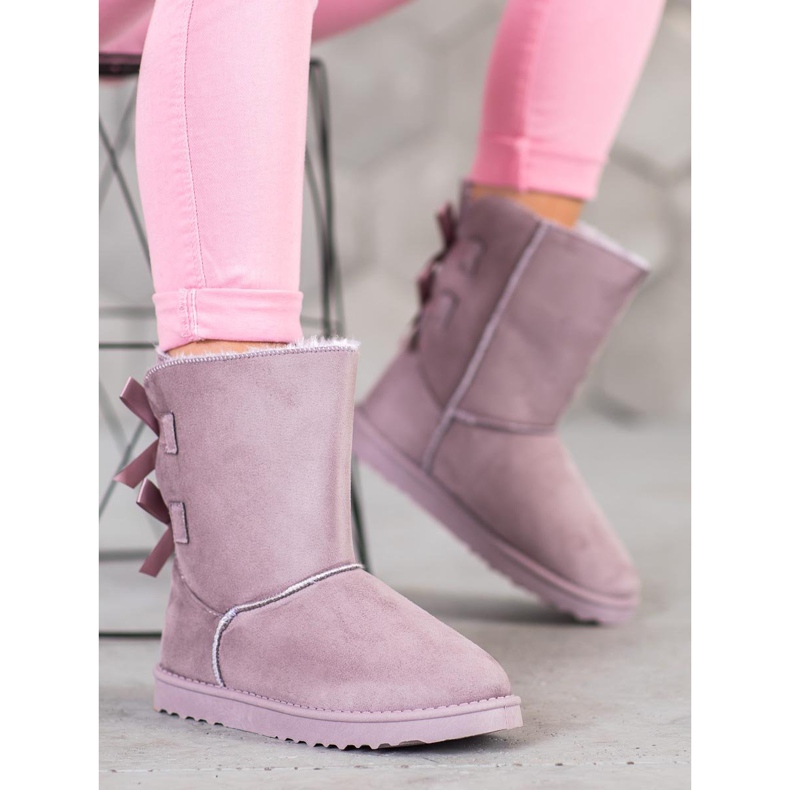 Kayla Komfortables Mukluki violett 2