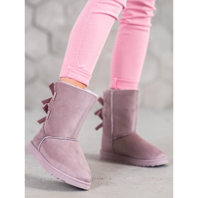 Kayla Komfortables Mukluki violett 1