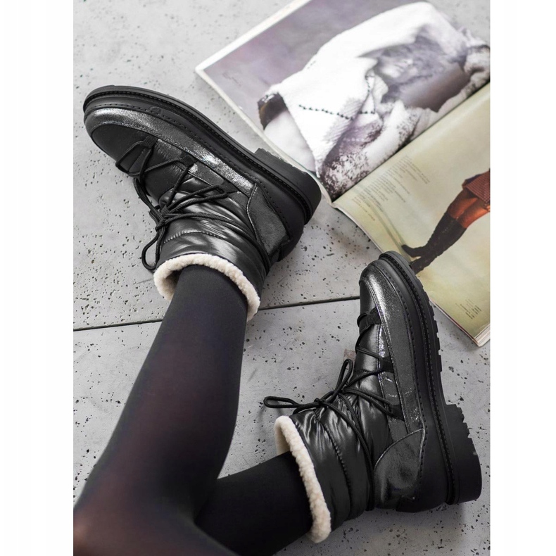 Vices Schneeschuhe aus Textil schwarz 2