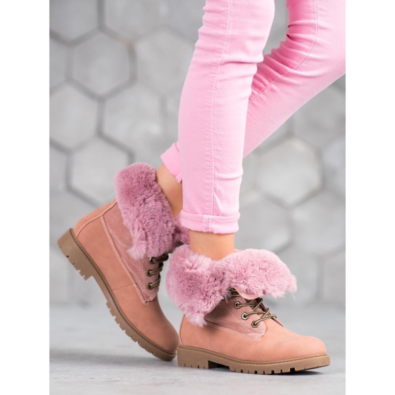 Vices Rosa Trapper mit aufgerolltem Schaft 1