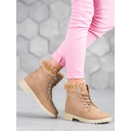 SHELOVET Komfortable Trapper braun 1