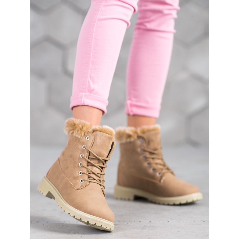 SHELOVET Komfortable Trapper braun 2