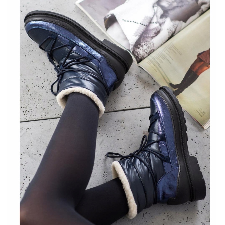 VICES Textil-Schneestiefel navy blau blau 1