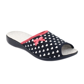 Befado Damenschuhe PU 254D099 weiß marineblau 2