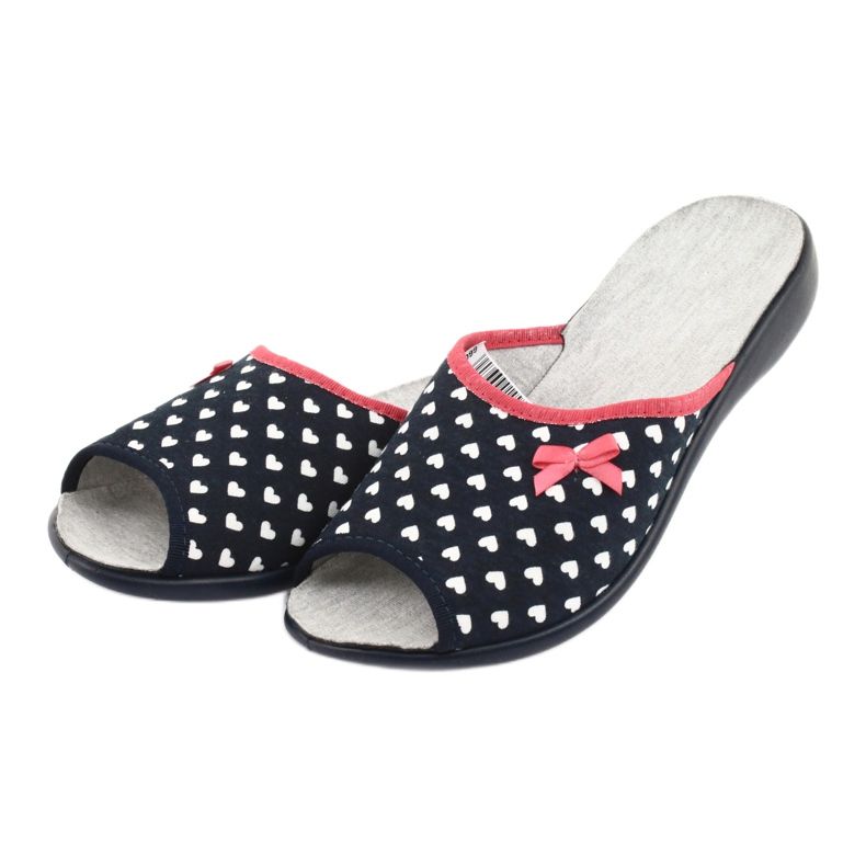 Befado Damenschuhe Herzen pu 254D099 weiß rot marineblau 3