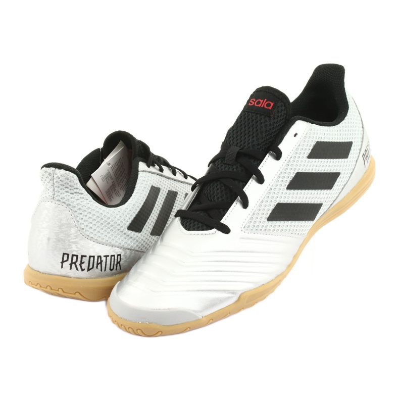 Hallenschuhe adidas Predator 19.4 In M F35630 silber- 3