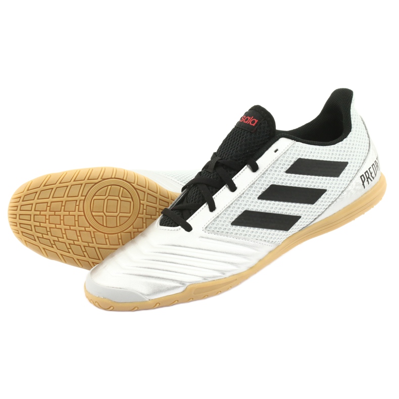 Hallenschuhe adidas Predator 19.4 In M F35630 silber- 4