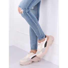 NH-31 Beige Turnschuhe mehrfarbig 1