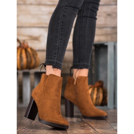 Super Me Modische Wildlederstiefel braun 1