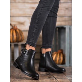 Nio Nio Modische Stiefel mit Schnalle schwarz 2