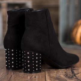 Nio Nio Klassische Stiefel mit Jets schwarz 1