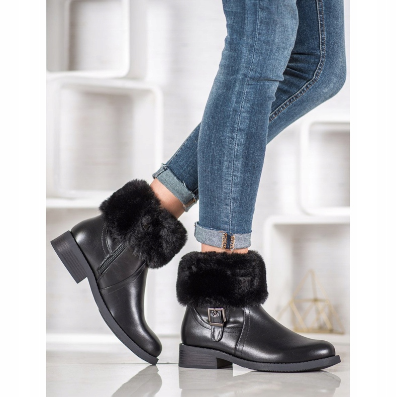 SHELOVET Arbeiter mit Pelz schwarz 1