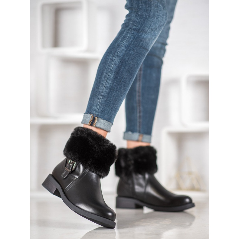 SHELOVET Arbeiter mit Pelz schwarz 2