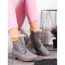 SHELOVET Komfortable Trapper grau 2