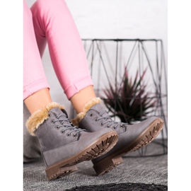 SHELOVET Komfortable Trapper grau 1