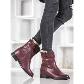 Ideal Shoes Cowboystiefel mit Öko-Leder rot 2