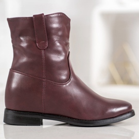 Ideal Shoes Cowboystiefel mit Öko-Leder rot 1