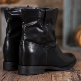 Ideal Shoes Cowboystiefel mit Öko-Leder schwarz 1