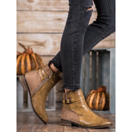 Super Mode Stiefel mit Zirkonia braun 1