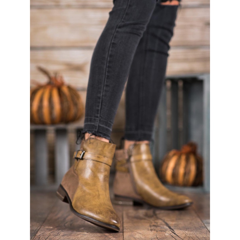 Super Mode Stiefel mit Zirkonia braun 2