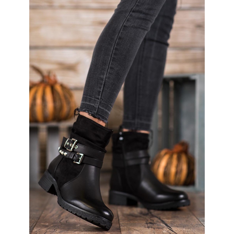 Super Mode Arbeiter mit Perlen schwarz 1