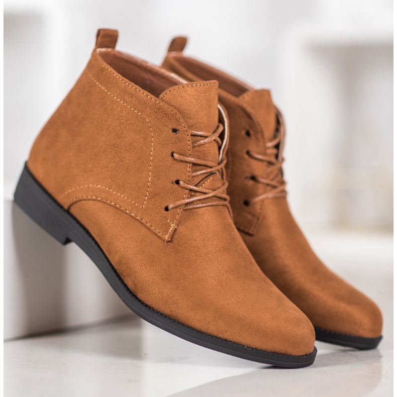 Goodin Bequeme Wildlederstiefel braun 1