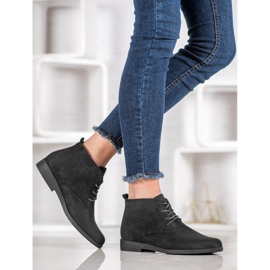 Goodin Bequeme Wildlederstiefel schwarz 2