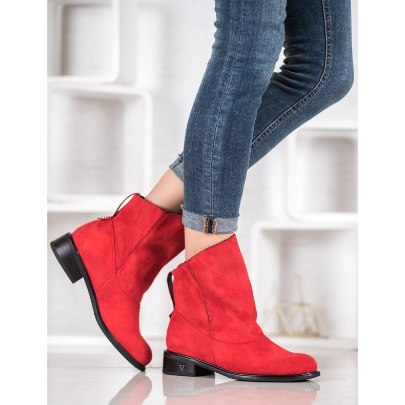 Gogo Rote Stiefeletten 1