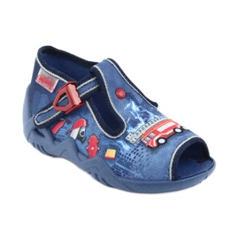 Befado Kinderschuhe 217P101 rot marineblau blau 2