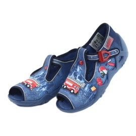 Befado Kinderschuhe 217P101 rot marineblau blau 3
