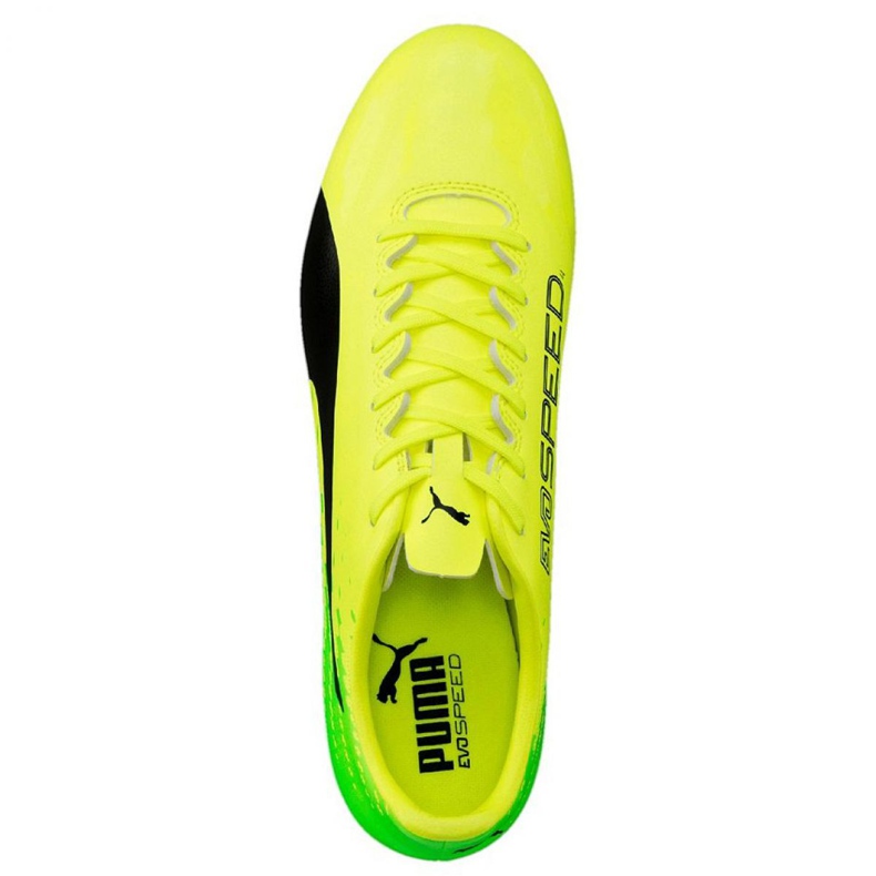 Fußballschuhe Puma Evo Speed ​​​​17.4 Fg M 104017 01 mehrfarbig gelb 1