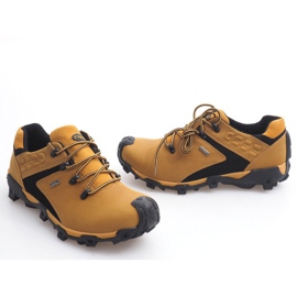 Trekkingstiefel Leder Nat HLD923 Camel mehrfarbig gelb 1