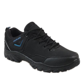 Schwarze Trekkingschuhe 128 1