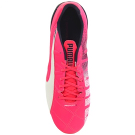 Fußballschuhe Puma Evo Speed ​​​​3.3 Fg M 103014 03 rosa rosa 1