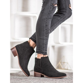 SDS Slip-on-Stiefel schwarz 1