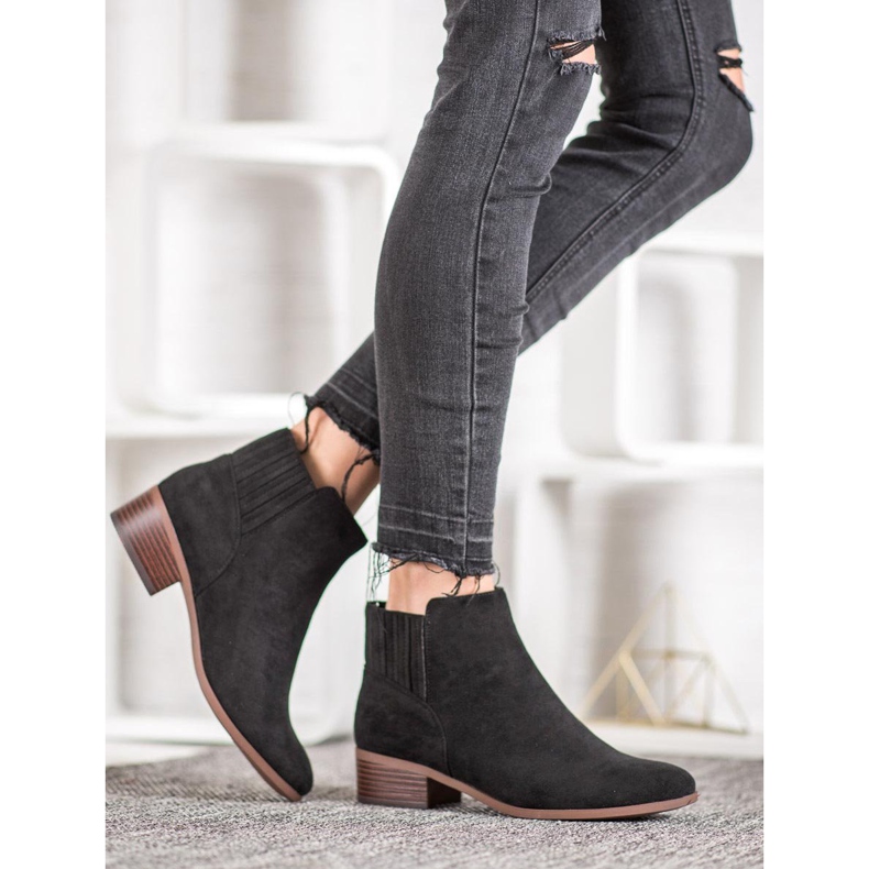 SDS Slip-on-Stiefel schwarz 1