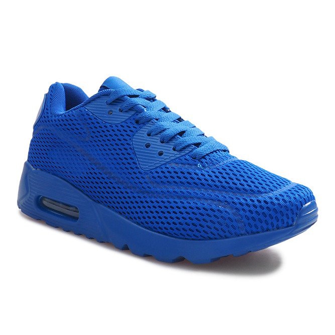 Blaue Mesh-Sportschuhe 1