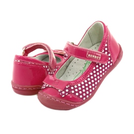 Ballerinas für Mädchen Ren But 1405 rosa weiß 4