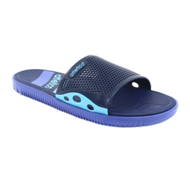 Marineblaue schwarze Herrenpantoffeln für das Atletico-Schwimmbad 1