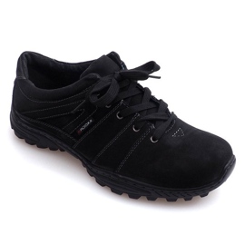 Wanderschuhe Leder Nat 6144 Schwarz 1